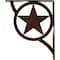 Ekena Millwork Austin Wrought Iron Bracket, (Triple center brace), Antiqued Copper 2"W x 12"D x 15"H BKTM02X12X15TAUACO - alternate 7